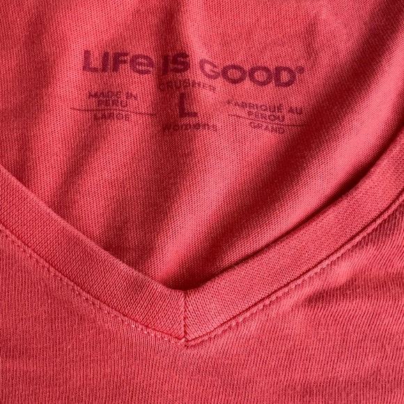 Life is Good Bundle! One Yellow & One  Orange Size Large - Picture 2 of 6